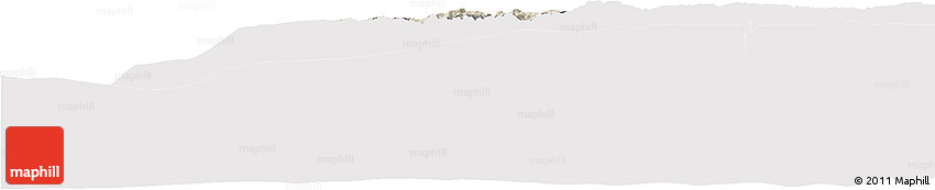 Shaded Relief Horizon Map of Hanover, cropped outside