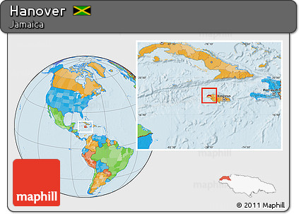 Political Location Map of Hanover