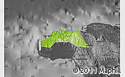 Physical Map of Hanover, darken, desaturated