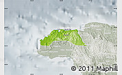 Physical Map of Hanover, lighten, semi-desaturated
