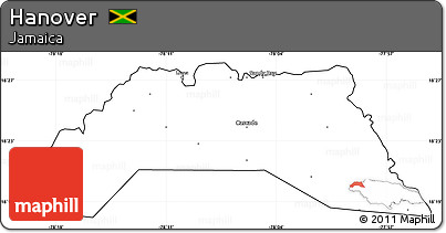 Blank Simple Map of Hanover, cropped outside