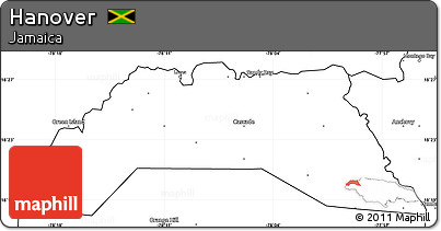 Blank Simple Map of Hanover