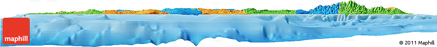 Political Horizon Map of Jamaica