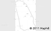Blank Simple Map of Manchester, cropped outside