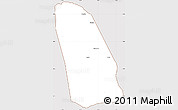 Classic Style Simple Map of Manchester, cropped outside