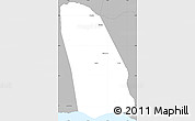 Gray Simple Map of Manchester