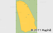 Savanna Style Simple Map of Manchester, cropped outside