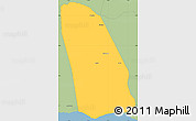 Savanna Style Simple Map of Manchester