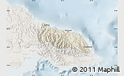 Shaded Relief Map of Portland, lighten