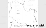 Blank Simple Map of Saint Andrew and Kingston