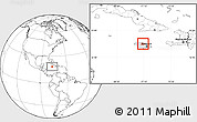 Blank Location Map of Saint Ann, highlighted country