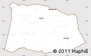 Classic Style Simple Map of Saint Ann, cropped outside