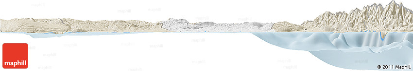 Classic Style Horizon Map of Saint Catherine