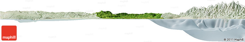 Satellite Horizon Map of Saint Catherine, lighten
