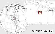 Blank Location Map of Saint Catherine, highlighted country