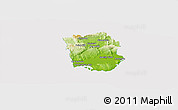 Physical Panoramic Map of Saint Catherine, cropped outside