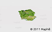 Satellite Panoramic Map of Saint Catherine, cropped outside