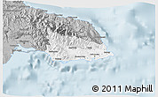 Gray 3D Map of Saint Thomas