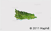 Satellite 3D Map of Saint Thomas, cropped outside