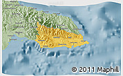Savanna Style 3D Map of Saint Thomas