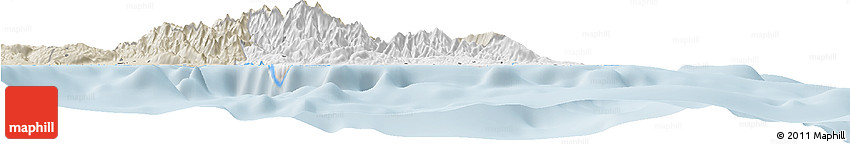 Classic Style Horizon Map of Saint Thomas