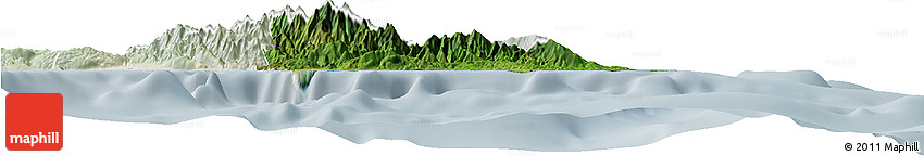 Satellite Horizon Map of Saint Thomas, lighten