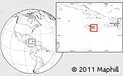 Blank Location Map of Saint Thomas, within the entire country