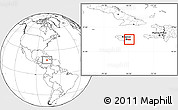 Blank Location Map of Saint Thomas