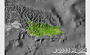 Satellite Map of Saint Thomas, desaturated