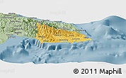 Savanna Style Panoramic Map of Saint Thomas