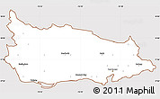 Classic Style Simple Map of Saint Thomas, cropped outside