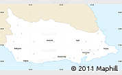 Classic Style Simple Map of Saint Thomas, single color outside