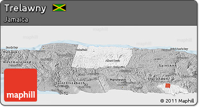 Gray Panoramic Map of Trelawny