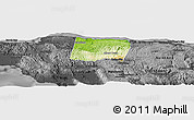 Physical Panoramic Map of Trelawny, darken, desaturated