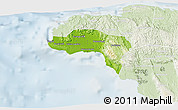 Physical 3D Map of Westmoreland, lighten