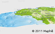 Physical Panoramic Map of Westmoreland