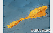 Political Map of Jan Mayen, darken