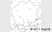 Blank Simple Map of Okajama