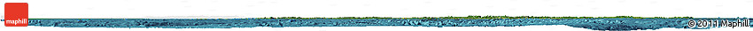 Satellite Horizon Map of Japan, single color outside