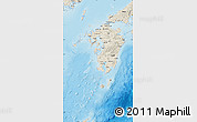 Shaded Relief Map of Kyushu