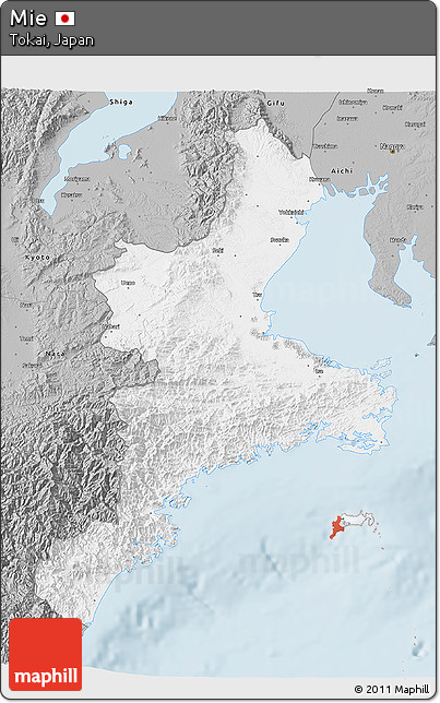 Gray 3D Map of Mie