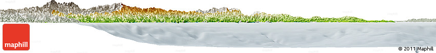 Physical Horizon Map of Mie, lighten, semi-desaturated