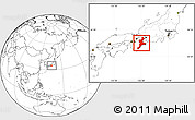 Blank Location Map of Mie