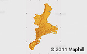 Political Map of Mie, cropped outside