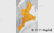 Political Map of Mie, lighten, desaturated