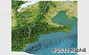 Satellite Panoramic Map of Mie