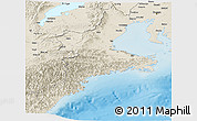 Shaded Relief Panoramic Map of Mie