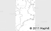 Blank Simple Map of Mie