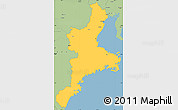 Savanna Style Simple Map of Mie