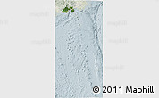 Satellite 3D Map of Shizuoka, lighten